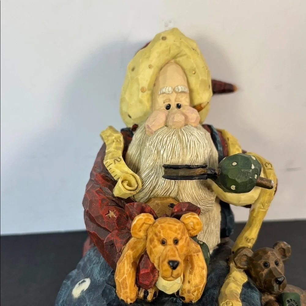 Boyds Carvers Choice Santa Shelf Sitter Figurine 1998 Limited Edition